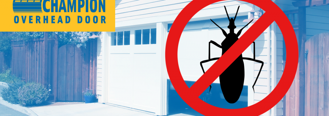 Garage door pest control
